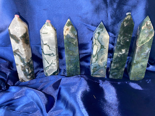 Moss Agate Towers (Small)